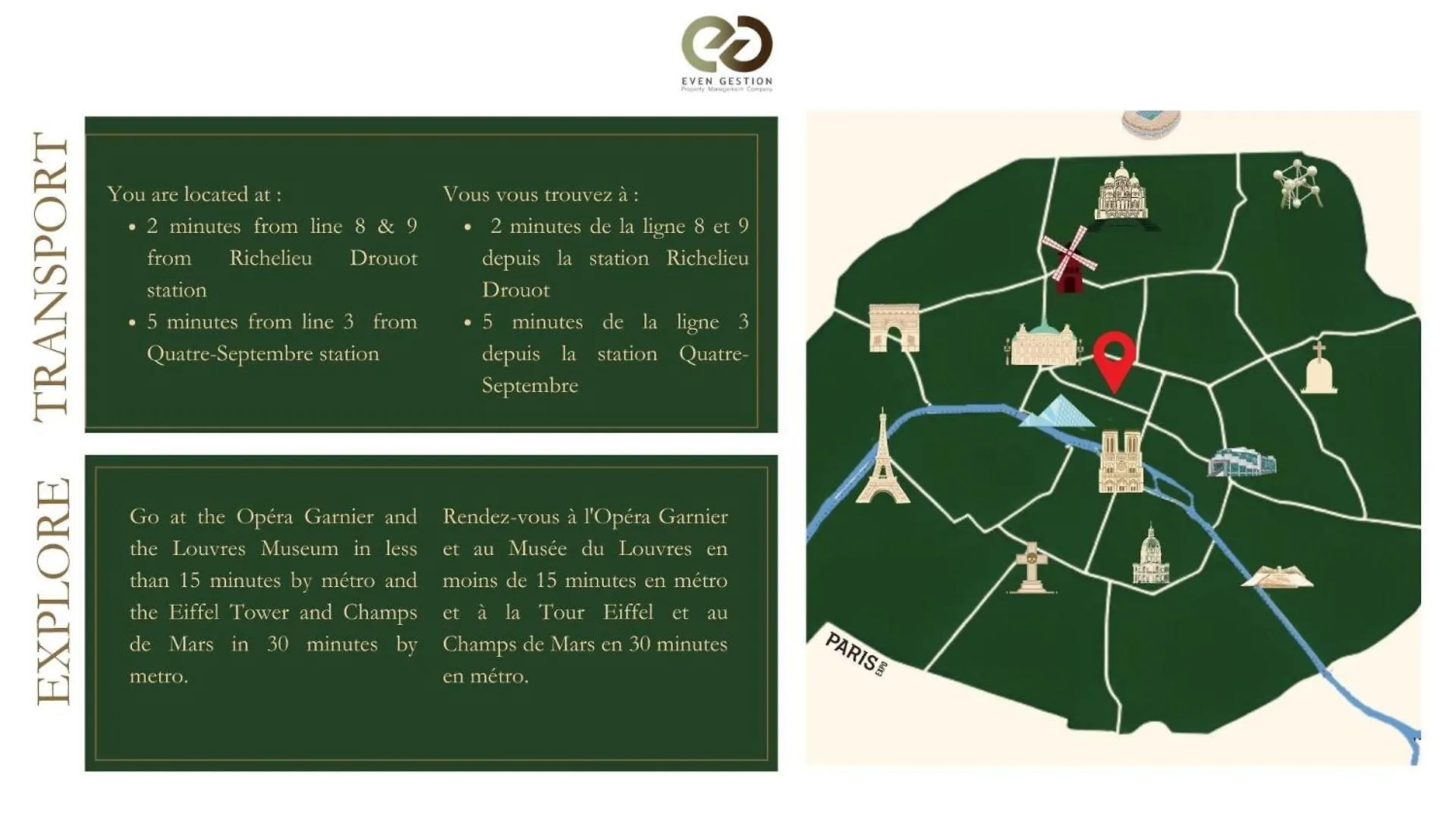 Apartament 31#Louvre#Opera#Paris02 # 2Bedrooms #Ac